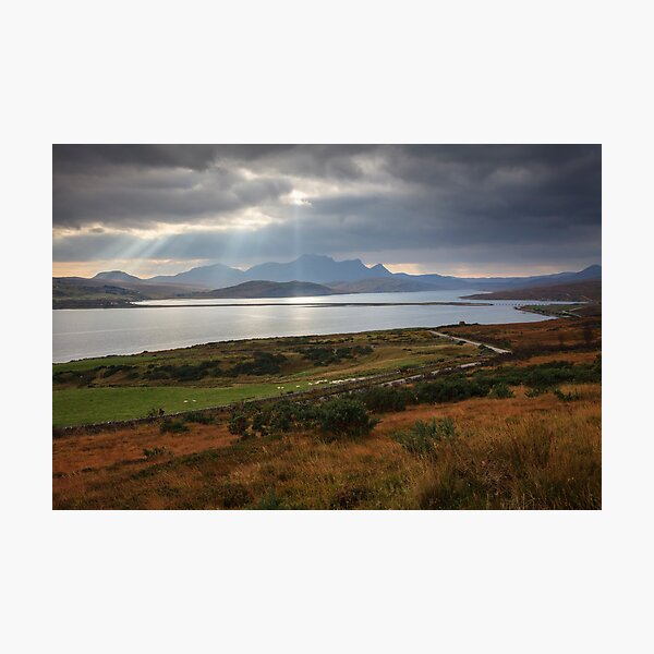 Item preview, Light shafts over the Kyle of Tongue designed and sold by bitm2007.