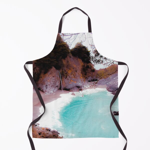 Item preview, waterfall with sandy beach at Mcway Falls, Big Sur, Highway 1, California, USA designed and sold by Mrvell.