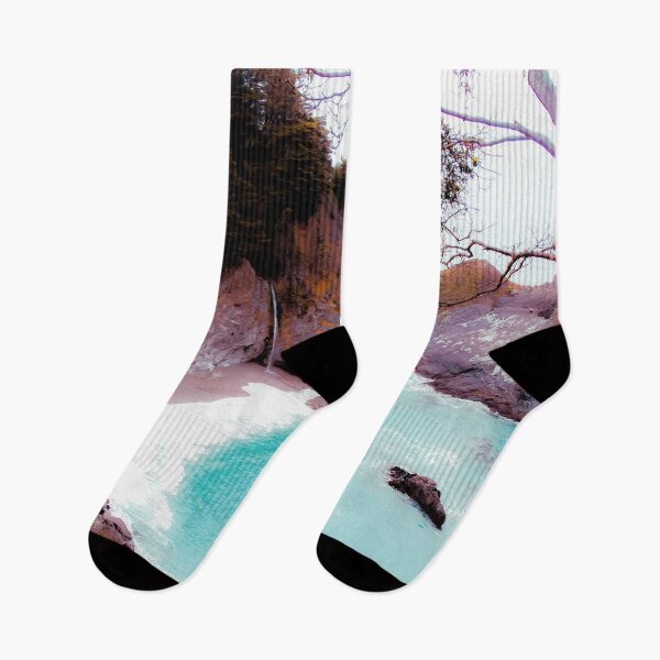 Item preview, waterfall with sandy beach at Mcway Falls, Big Sur, Highway 1, California, USA designed and sold by Mrvell.