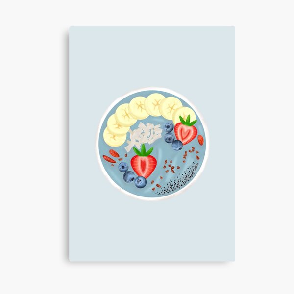 Item preview, Blue Smoothie Spirulina with Fruit Bowl designed and sold by onepiconetreat.