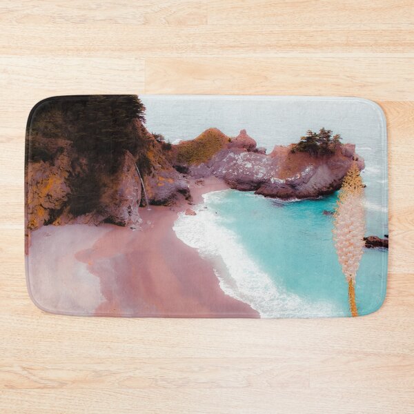 Item preview, waterfall with ocean view at Mcway Falls, Big Sur, Highway 1, California, USA designed and sold by Mrvell.
