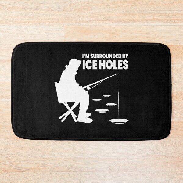 Item preview, Ice Fisherman Surrounded by Ice Hole Tee designed and sold by Manisma Road.