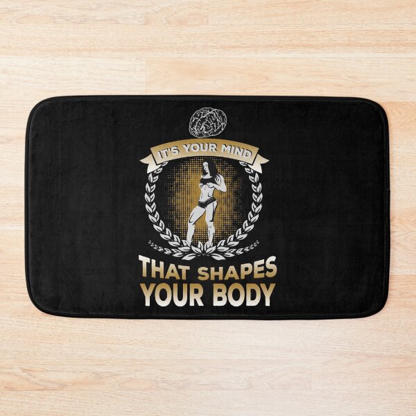 Item preview, It's Your Mind That Shapes Your Body Gym Fitness designed and sold by OmmeDesigns.