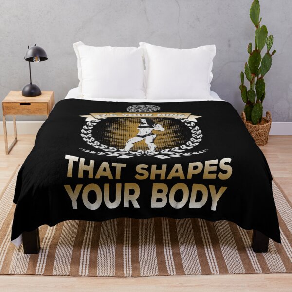 Item preview, It's Your Mind That Shapes Your Body Gym Fitness designed and sold by OmmeDesigns.