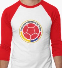 Federacion Colombiana de futebol - colombian soccer Men's Baseball ¾ T-Shirt