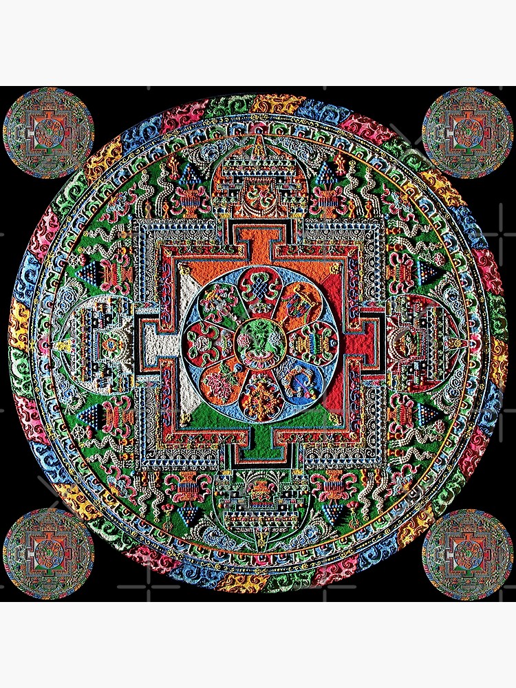 Buddhist Mandala Sand Shambala 36 Poster