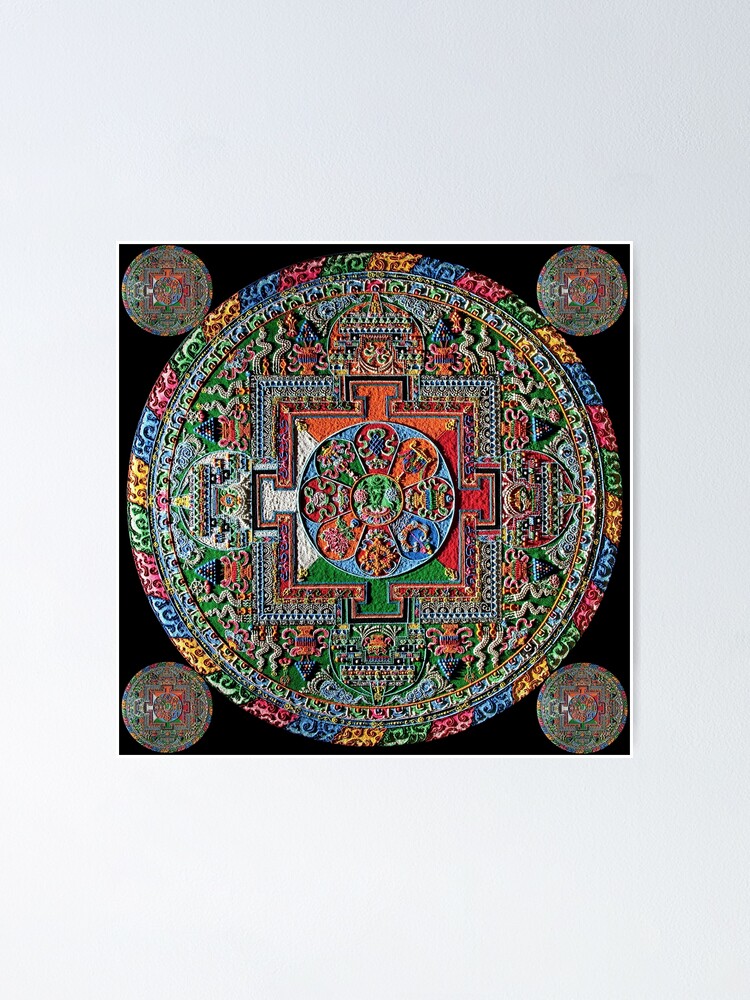 Buddhist Mandala Sand Shambala 36 Poster