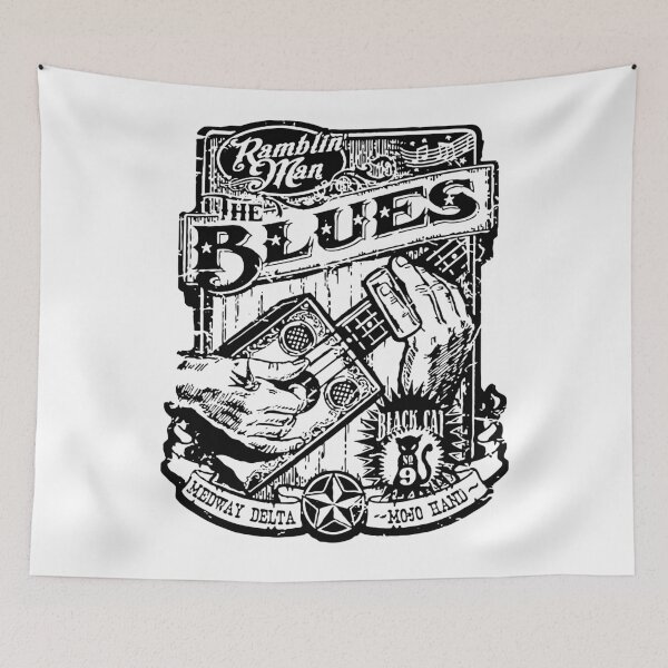 Item preview, Blues music art designed and sold by designwowow.