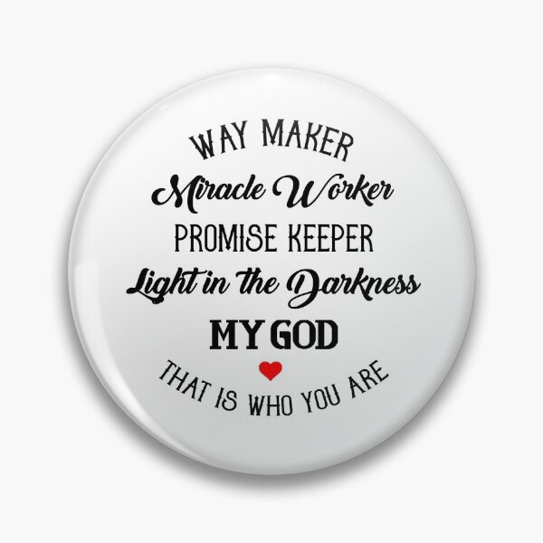 Item preview, Way Maker Miracle Worker Promise Keeper Light in The Darkness My God This is Who You are designed and sold by NiceStylee.