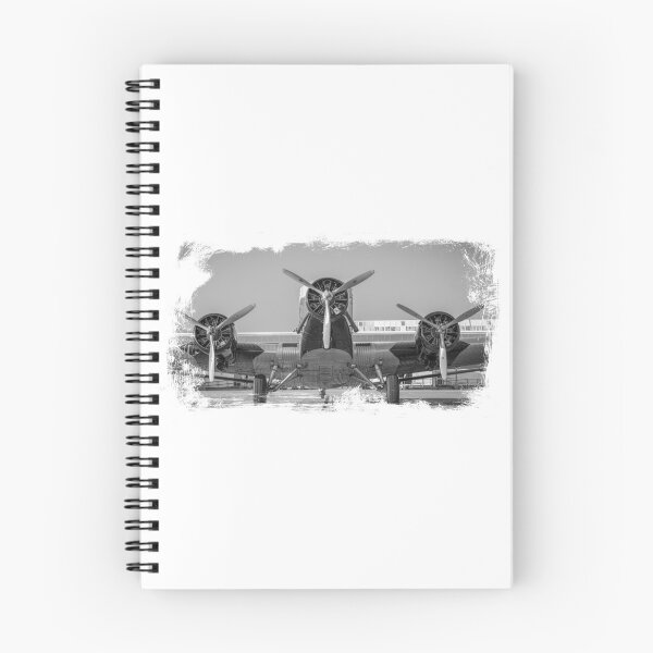 Item preview, Propeller Driven Aircraft - Three Engines - Black and White designed and sold by AeroAstro.