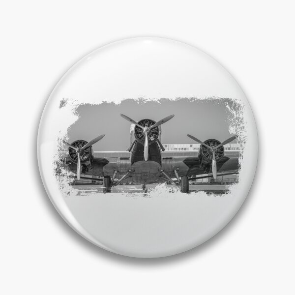 Item preview, Propeller Driven Aircraft - Three Engines - Black and White designed and sold by AeroAstro.