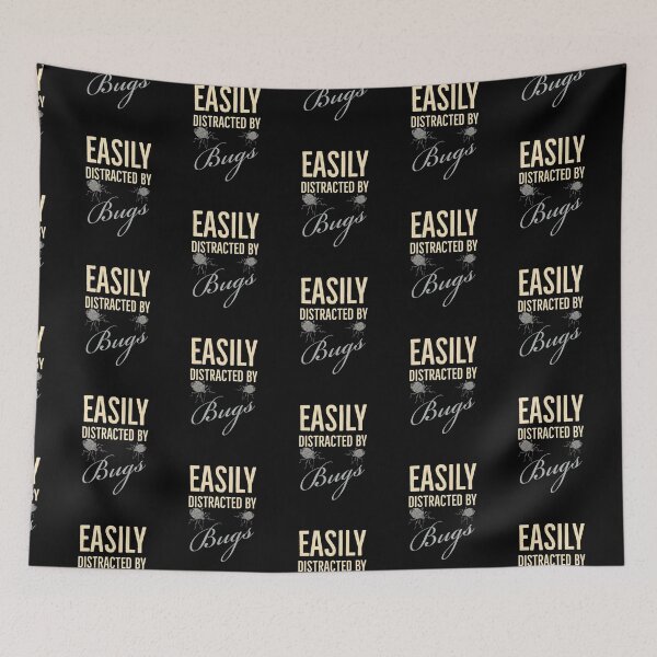 Item preview, Easily Distracted by Bugs designed and sold by Zurickdesigns.