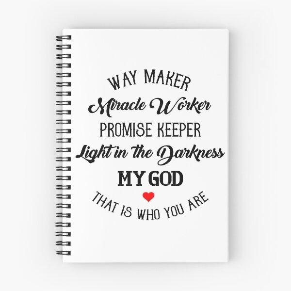 Item preview, Way Maker Miracle Worker Promise Keeper Light in The Darkness My God This is Who You are designed and sold by NiceStylee.