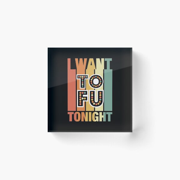Item preview, I Want Tofu Tonight Rainbow Theme Tee designed and sold by Manisma Road.
