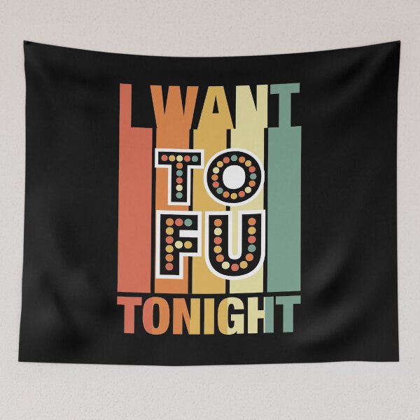 Item preview, I Want Tofu Tonight Rainbow Theme Tee designed and sold by Manisma Road.