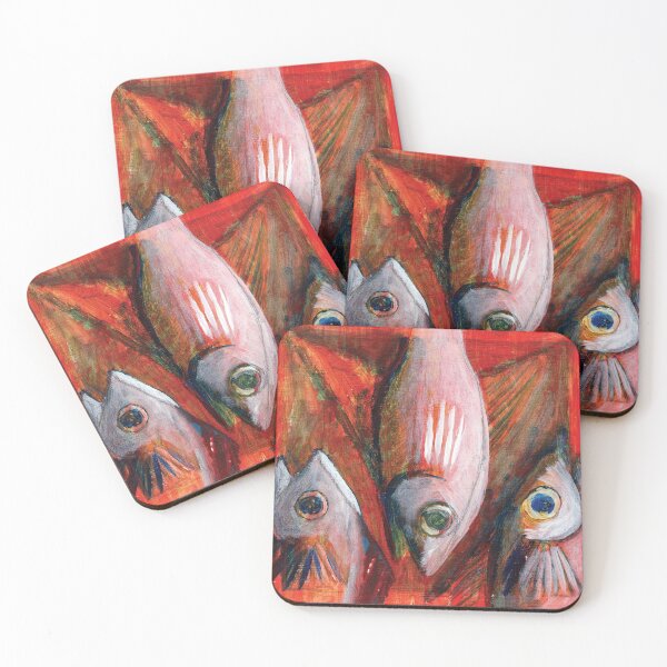 Artikelvorschau, fish06-2007 - drei Fische Expressionist entworfen und verkauft von SteveCastonShow.