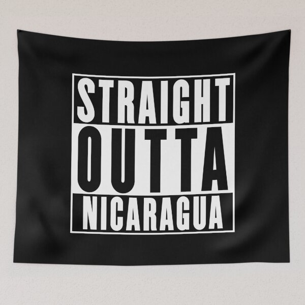 Item preview, Straight Outta Nicaragua designed and sold by RandomStuffShop.