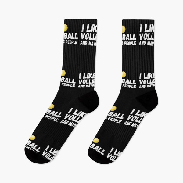 Artikelvorschau, Volleyballliebhaber Lustige Geschenkidee Ich mag Volleyball und vielleicht 3 Personen entworfen und verkauft von ds-4.