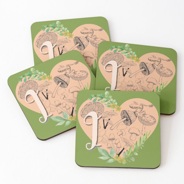 Item preview, Cottagecore Aesthetic Letter I Monogram  designed and sold by kestrada2906.