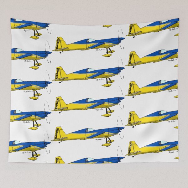 Item preview, Fibertech n more RC Airplane Yellow and Blue designed and sold by Michael Garber.