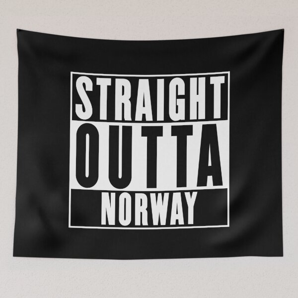 Item preview, Straight Outta Norway designed and sold by RandomStuffShop.