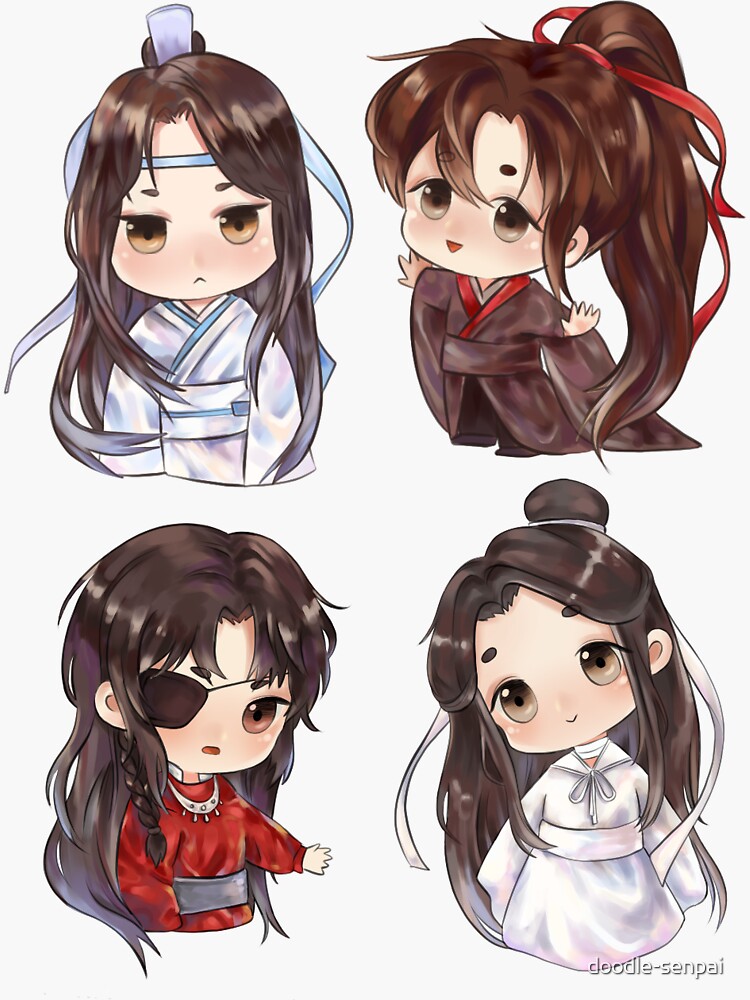 Mo Dao Zu Shi & Tian Guan Ci Fu (The Untamed & Heaven Official's Blessing)  Chibi | Sticker