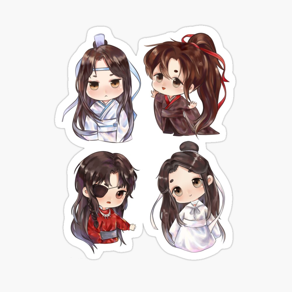 Mo Dao Zu Shi & Tian Guan Ci Fu (The Untamed & Heaven Official's Blessing)  Chibi | Sticker