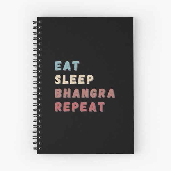 Item preview, EAT SLEEP BHANGRA REPEAT designed and sold by BrownGirlMantra.