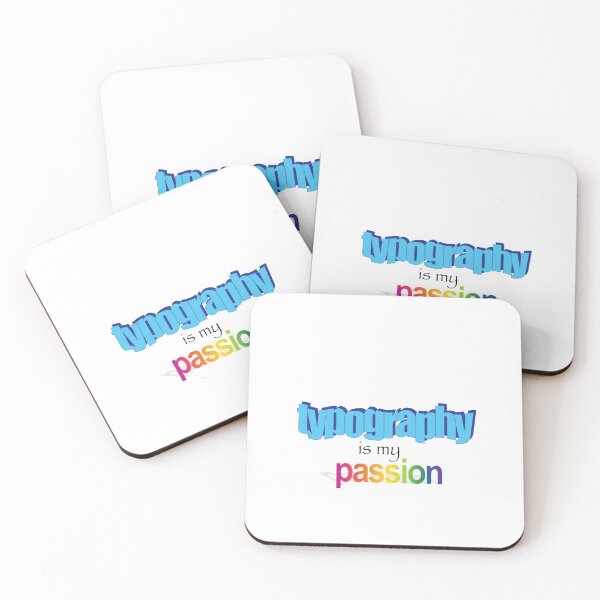 Item preview, Typography is my Passion Sticker  designed and sold by katieprice374.