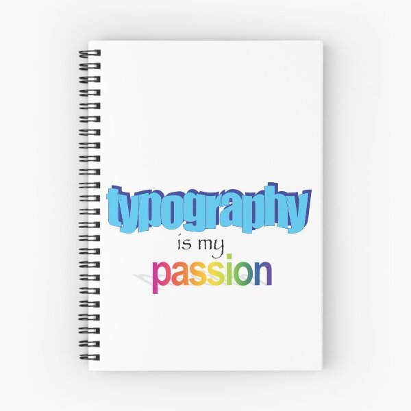 Item preview, Typography is my Passion Sticker  designed and sold by katieprice374.