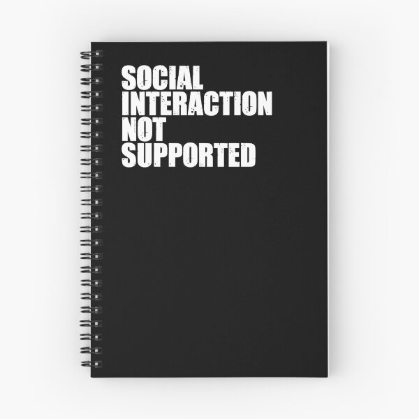 Item preview, Social Interaction Not Supported designed and sold by taddd.