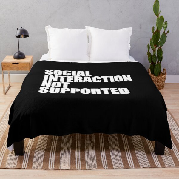 Item preview, Social Interaction Not Supported designed and sold by taddd.