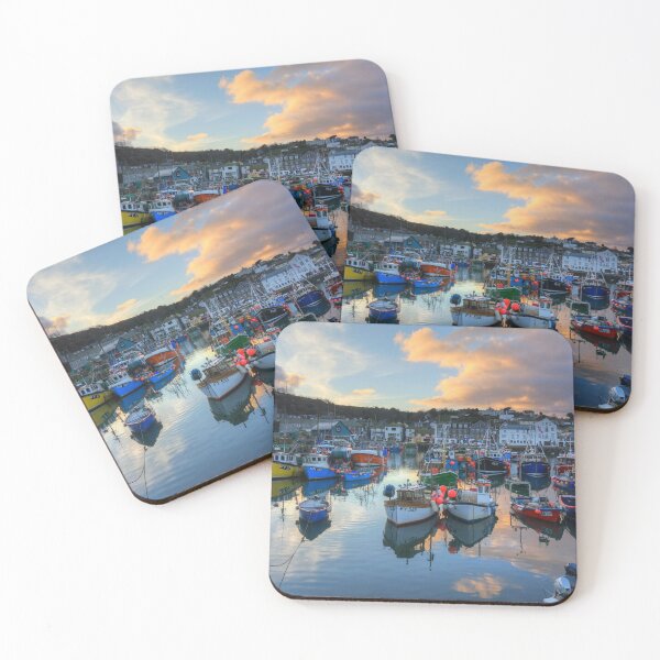 Item preview, Mevagissey Harbour at sunset designed and sold by bitm2007.