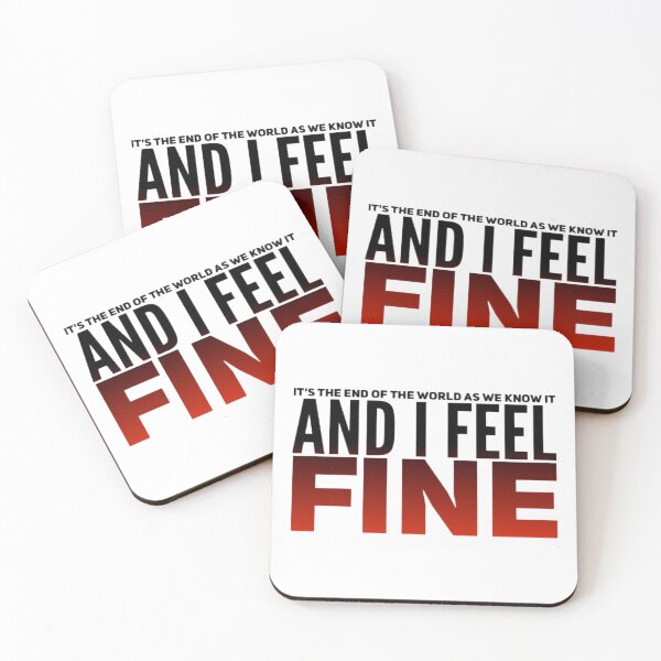 Item preview, I Feel Fine (Version #1) designed and sold by UnicornPeeps.