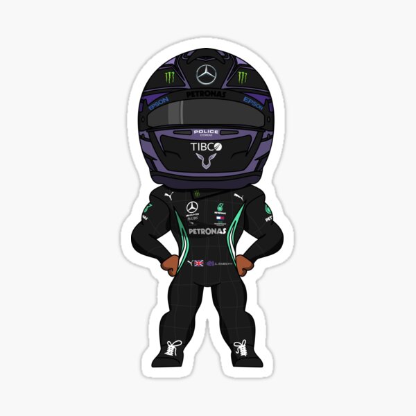 Lewis Hamilton Mercedes Petronas Formule 1 2020 Sticker