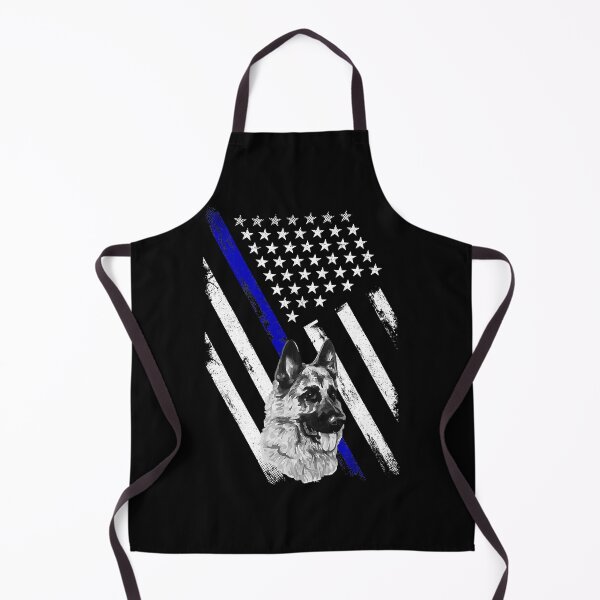 Item preview, Police Thin Blue Line Flag K-9 Unit Dog German Shepherd designed and sold by GordonDrummond.