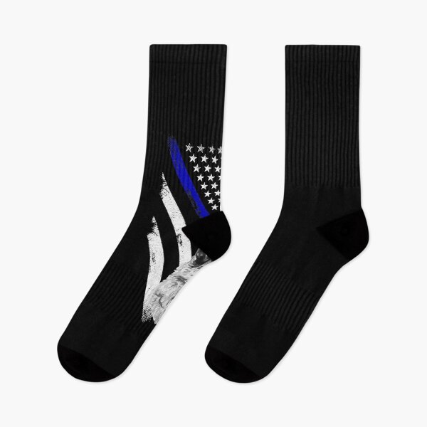 Item preview, Police Thin Blue Line Flag K-9 Unit Dog German Shepherd designed and sold by GordonDrummond.