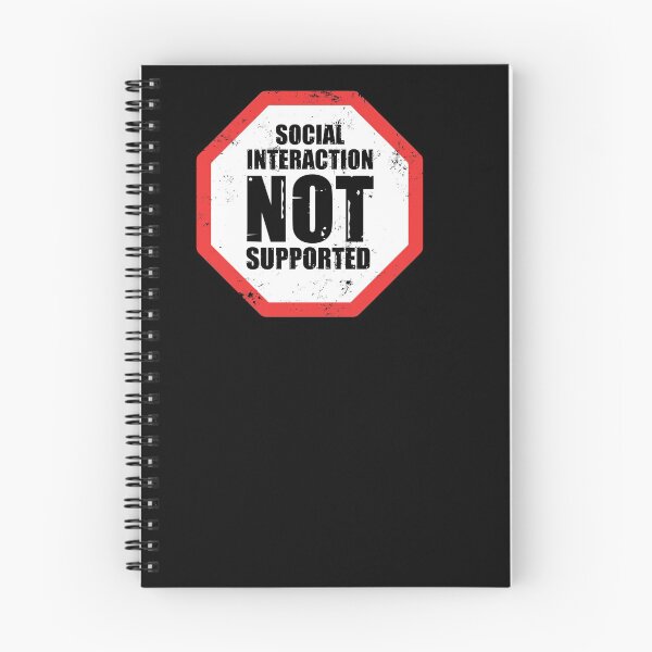 Item preview, Social Interaction Not Supported designed and sold by taddd.