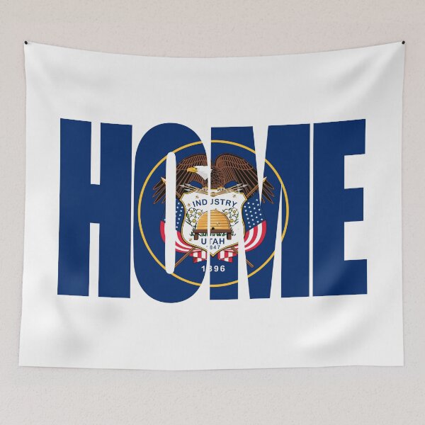 Item preview, Utah Home - State Flag designed and sold by DonDota.