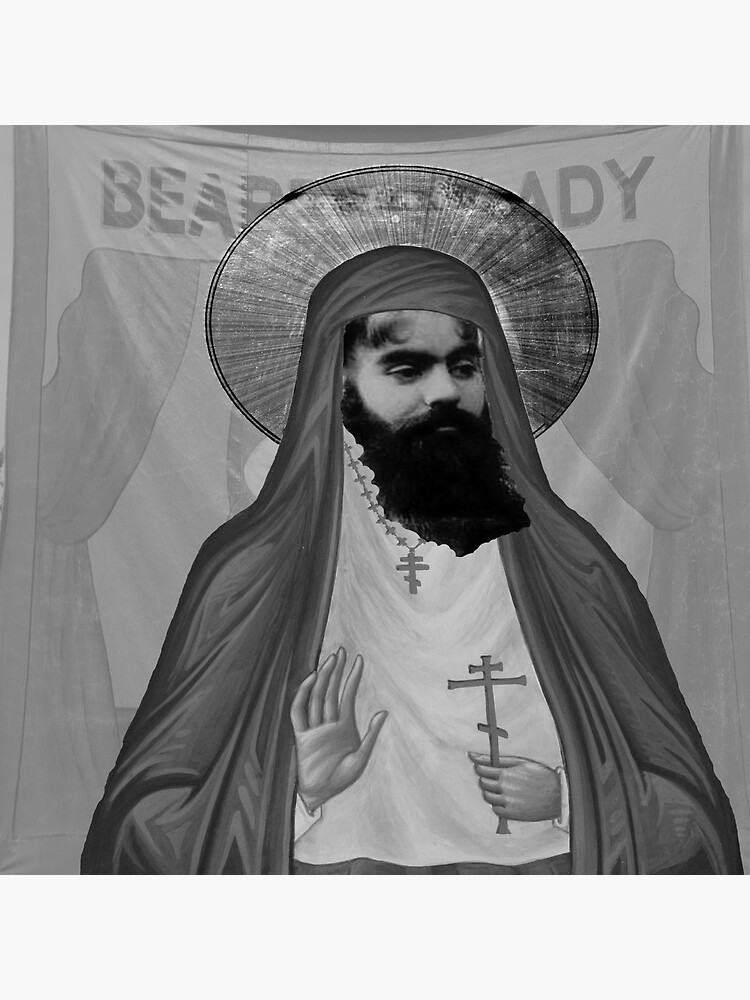 Annie Jones Bearded Lady Freak Show Side Show Tote Bag By 7tallies Redbubble