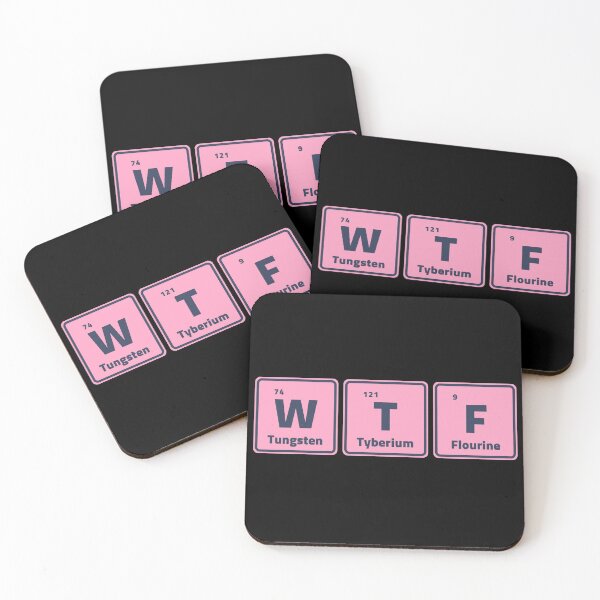 Item preview, WTF - Periodic Table Elements designed and sold by m95sim.