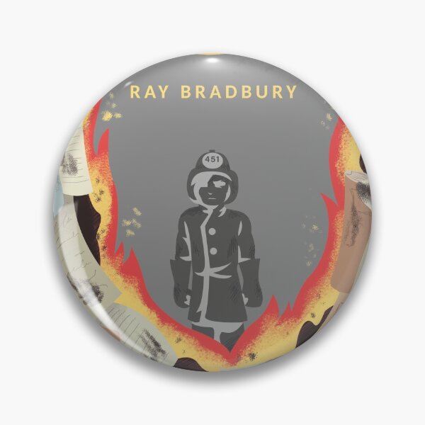 Item preview, Fahrenheit 451 book cover designed and sold by ClausGreen.