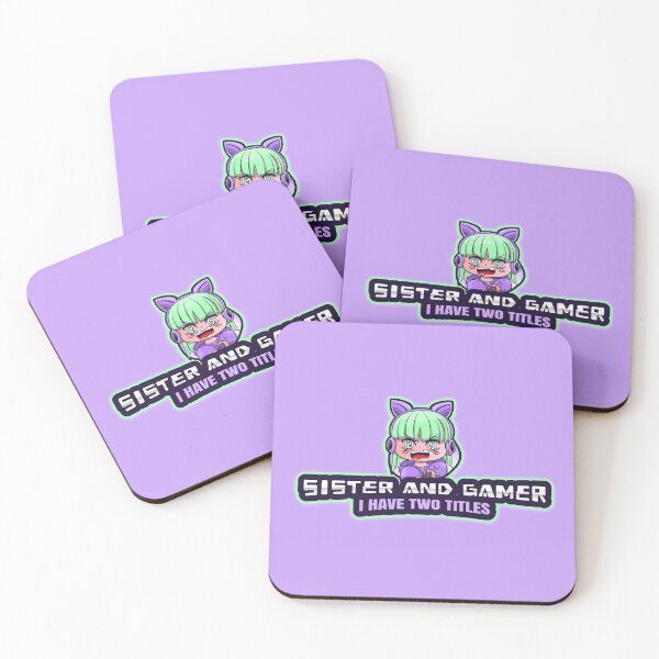 Item preview, I HAVE TWO TITLES SISTER AND GAMER designed and sold by Graykat.