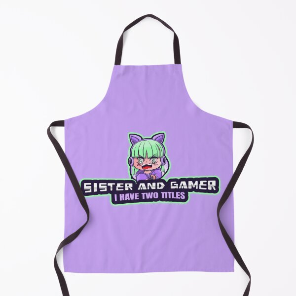 Item preview, I HAVE TWO TITLES SISTER AND GAMER designed and sold by Graykat.