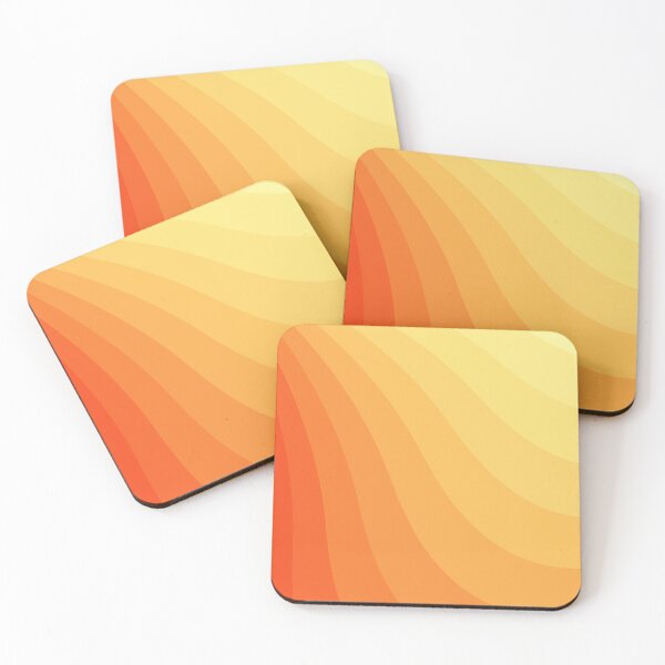 Item preview, Light Orange Yellow Ocean Waves or Desert Abstract designed and sold by Butterfly-Dream.