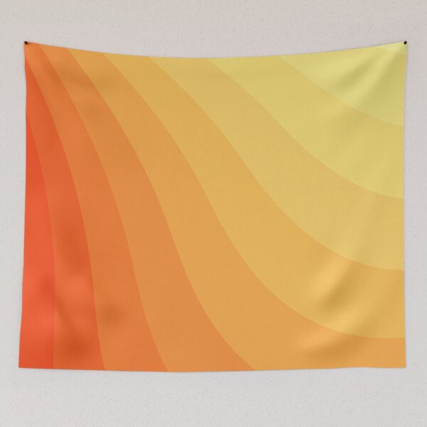 Item preview, Light Orange Yellow Ocean Waves or Desert Abstract designed and sold by Butterfly-Dream.