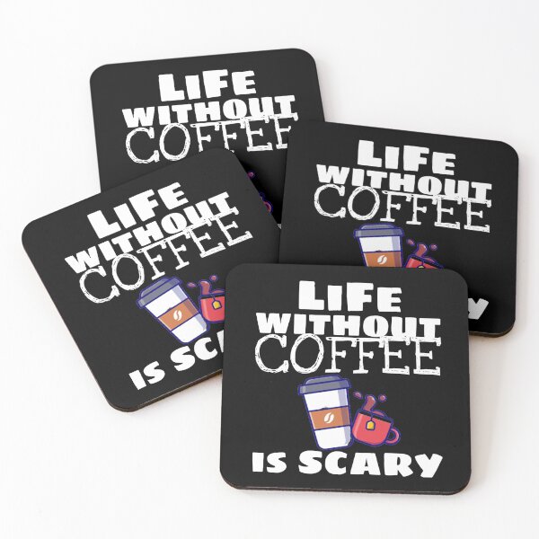 Item preview, LIFE WITHOUT COFFEE IS SCARY, GIFT SHIRT designed and sold by ASsi-Eve.