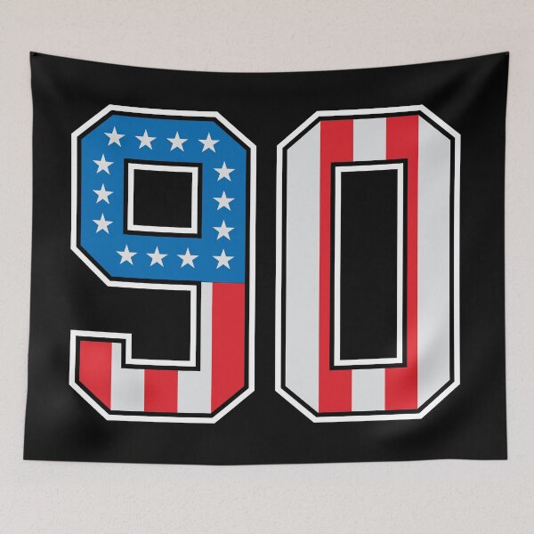 Item preview, 90 American Lucky Number Ninety United States Flag designed and sold by Urosek.