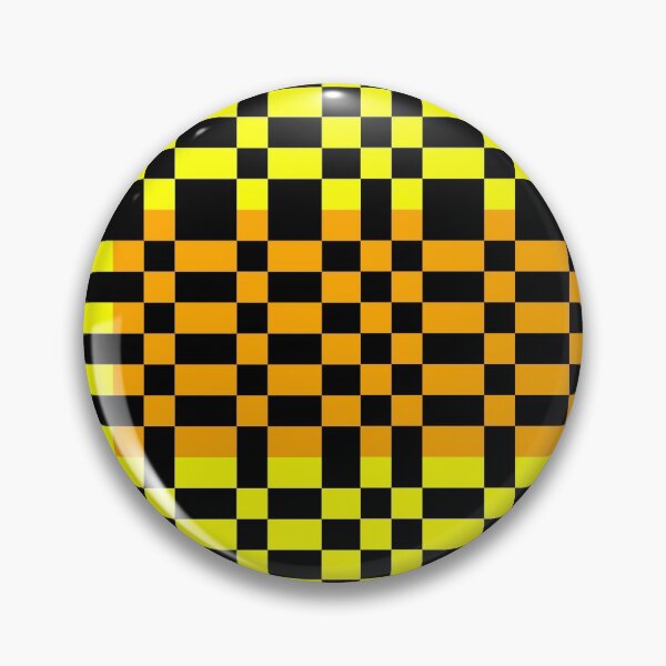 Item preview, Tiger Bumblebee Pixel Orange Yellow and Black Designs Camouflage Repeating Retro Vintage Patterns designed and sold by TeachUrb.