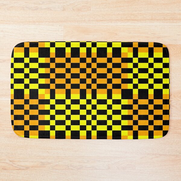 Item preview, Tiger Bumblebee Pixel Orange Yellow and Black Designs Camouflage Repeating Retro Vintage Patterns designed and sold by TeachUrb.